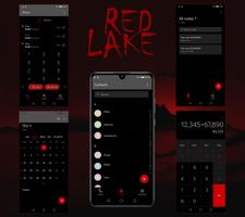 [EMUI 10]Red Lake Theme Screenshot 1