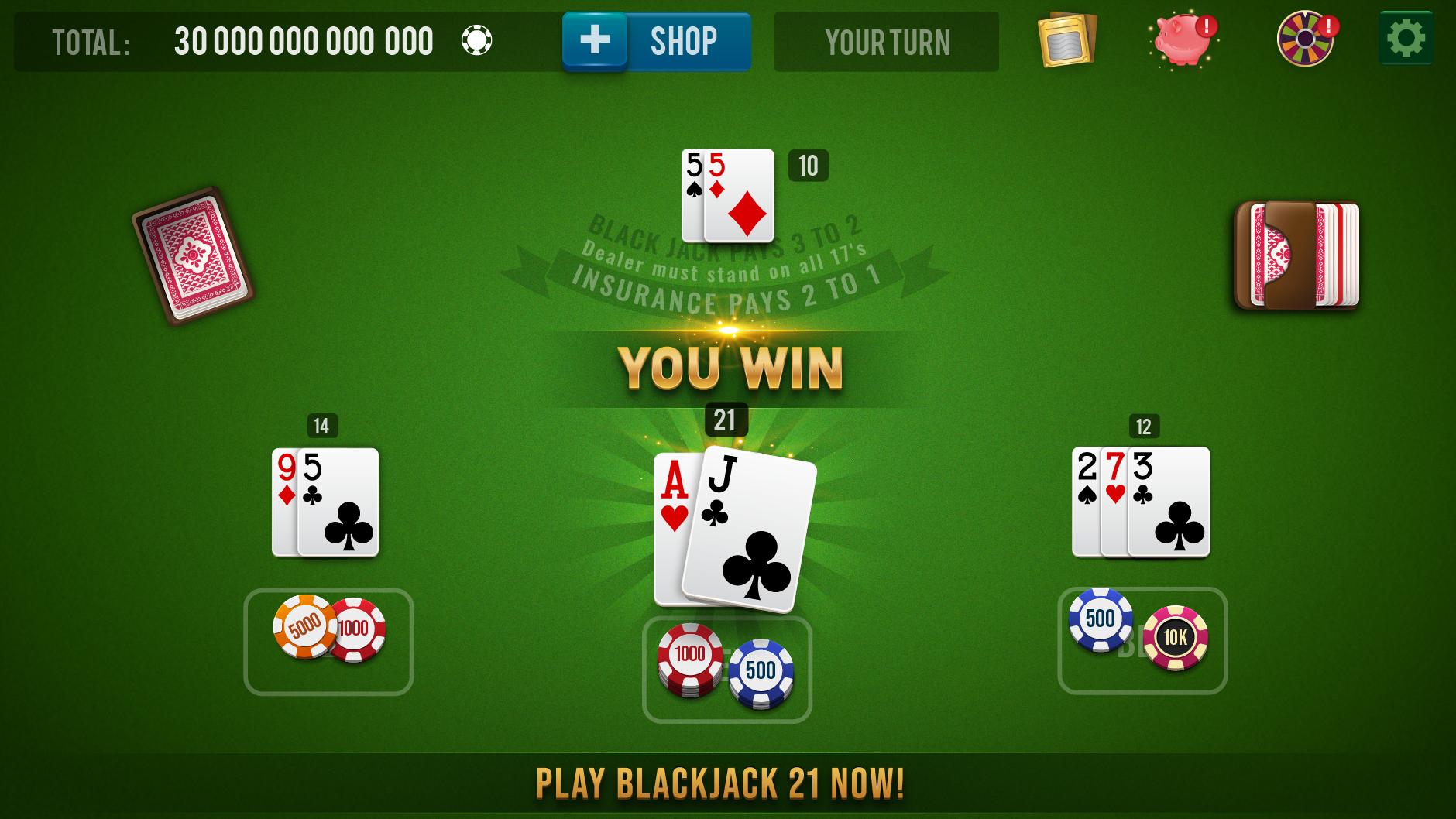 BLACKJACK 21 Casino Vegas: Black Jack 21 Card Game for Android - APK  Download