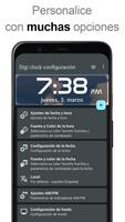 DIGI Clock Widget captura de pantalla 2