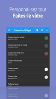 CLÉ du widget Calendrier capture d'écran 3