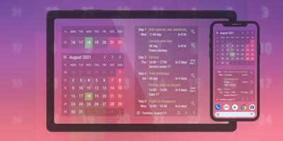 Calendar Widget পোস্টার