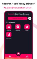 Poster SecureX - Safe Proxy Browser