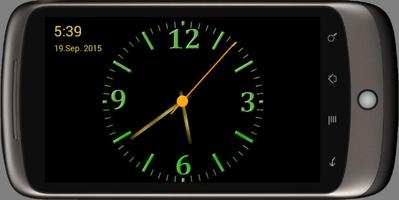 Nice Night Clock with Alarm ภาพหน้าจอ 1