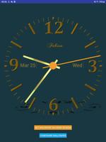 Nice Night Clock Wallpaper captura de pantalla 1