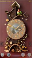 Nice Wood Clock تصوير الشاشة 1