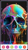 Skull Coloring Book اسکرین شاٹ 3