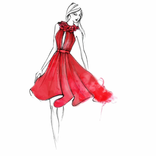 Cara menggambar gaun