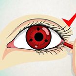 cara menggambar sharingan