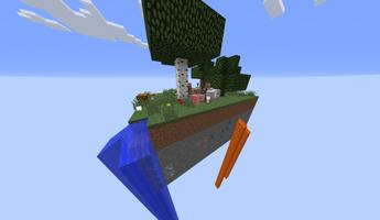 SkyBlock Survival maps for MCPE plakat