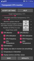 Transparent CPU Monitor capture d'écran 2