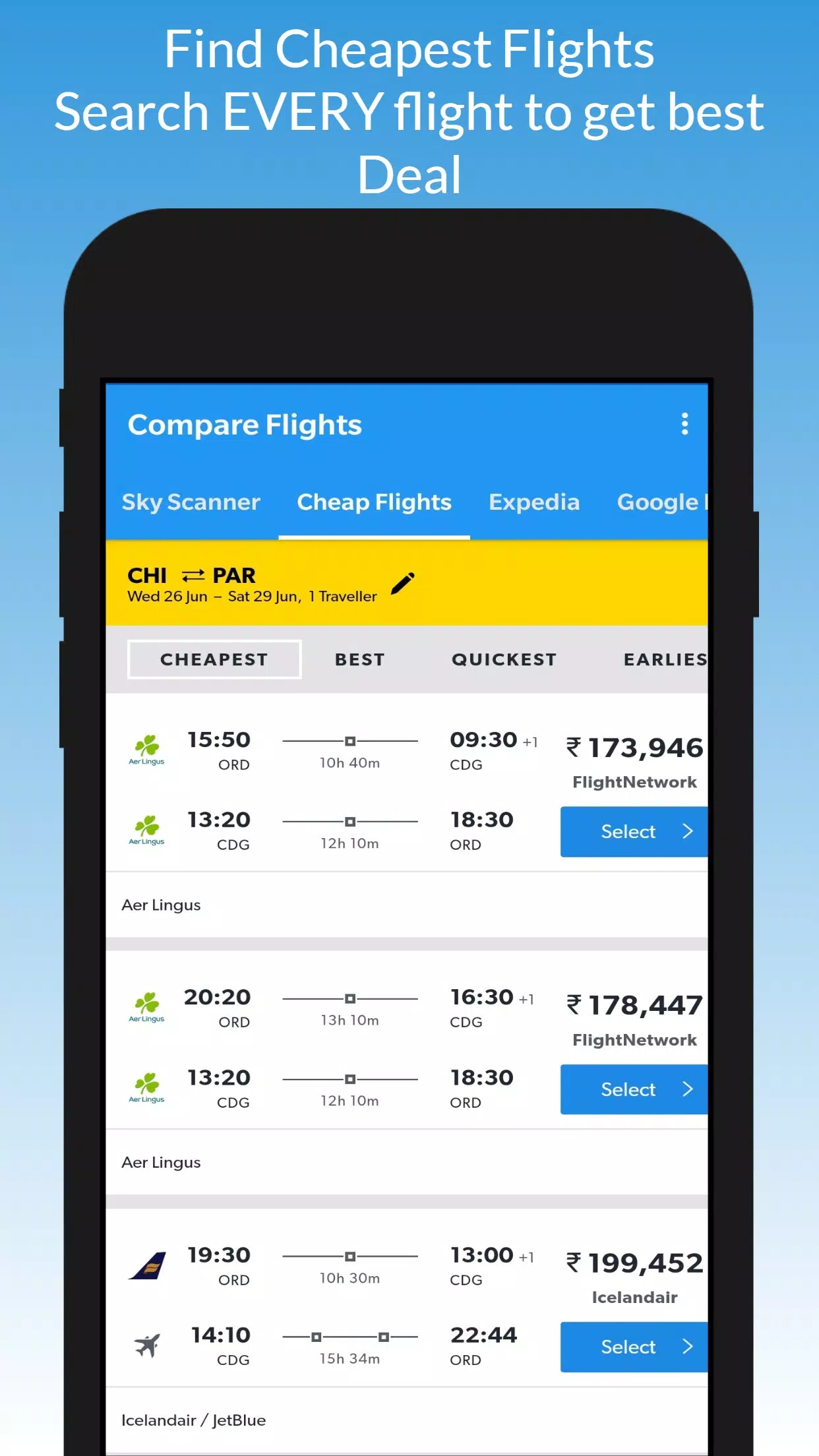 USA Cheapest Flights Compare Online Booking NO ADS APK pour Android  Télécharger