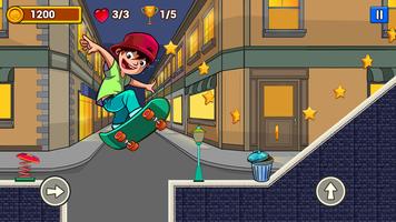 Skater Freestyle - Risky Skateboard 스크린샷 2