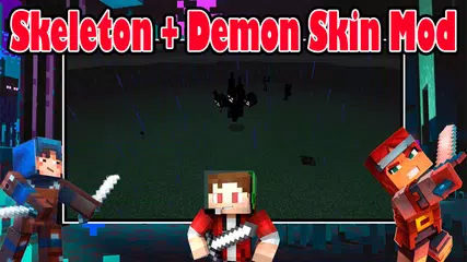 Skeleton Skin Minecraft Mod APK download