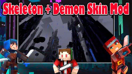 Skeleton Skin Minecraft Mod APK download