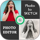 Sketch photo maker icono