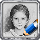 pencil sketch - pencil art - s ikona