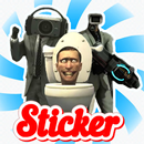 Skibidi Toilet Monster sticker APK