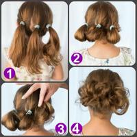 Hairstyles for short hair for children โปสเตอร์