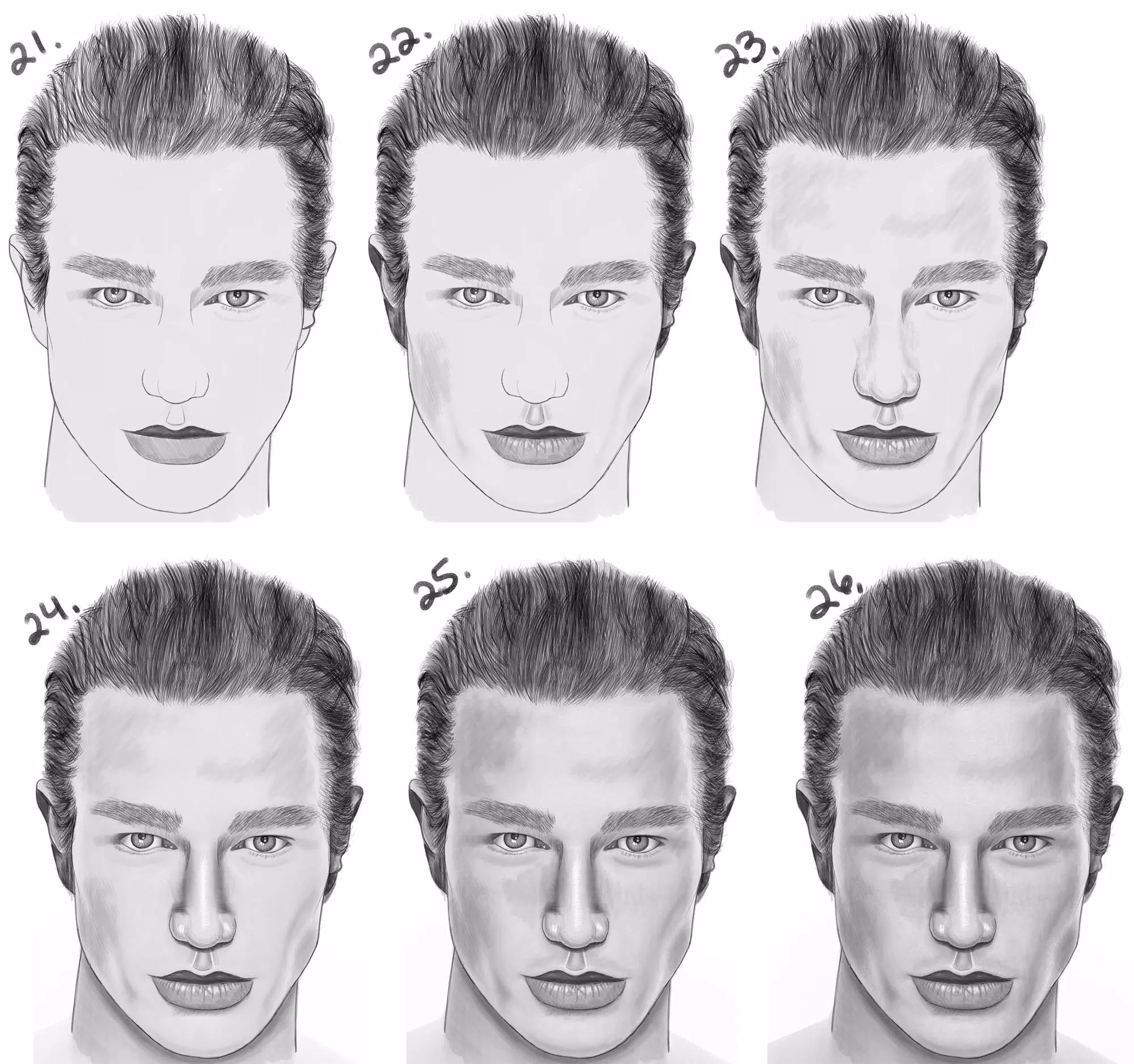 How To Draw A Realistic Face Male