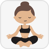 Yoga voor kinderen-icoon