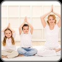 Yoga pour les enfants Affiche