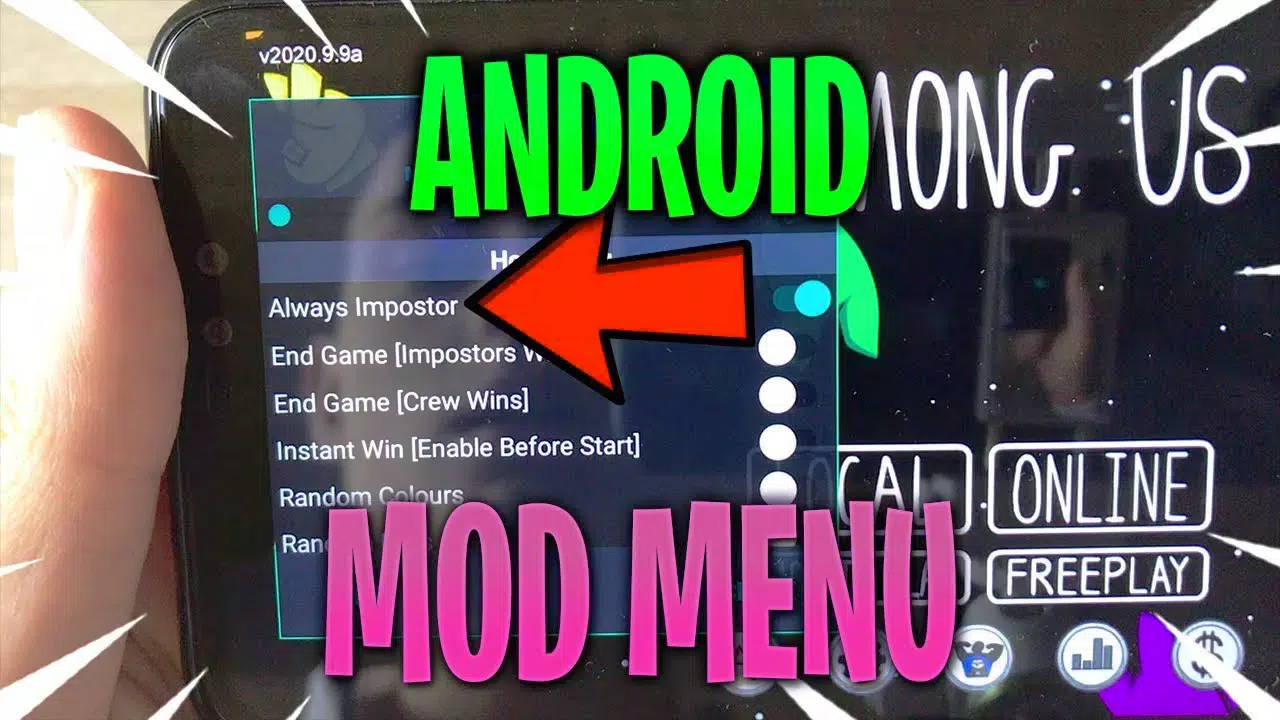 Скачать Mod For Among Us Skins Menu APK для Android