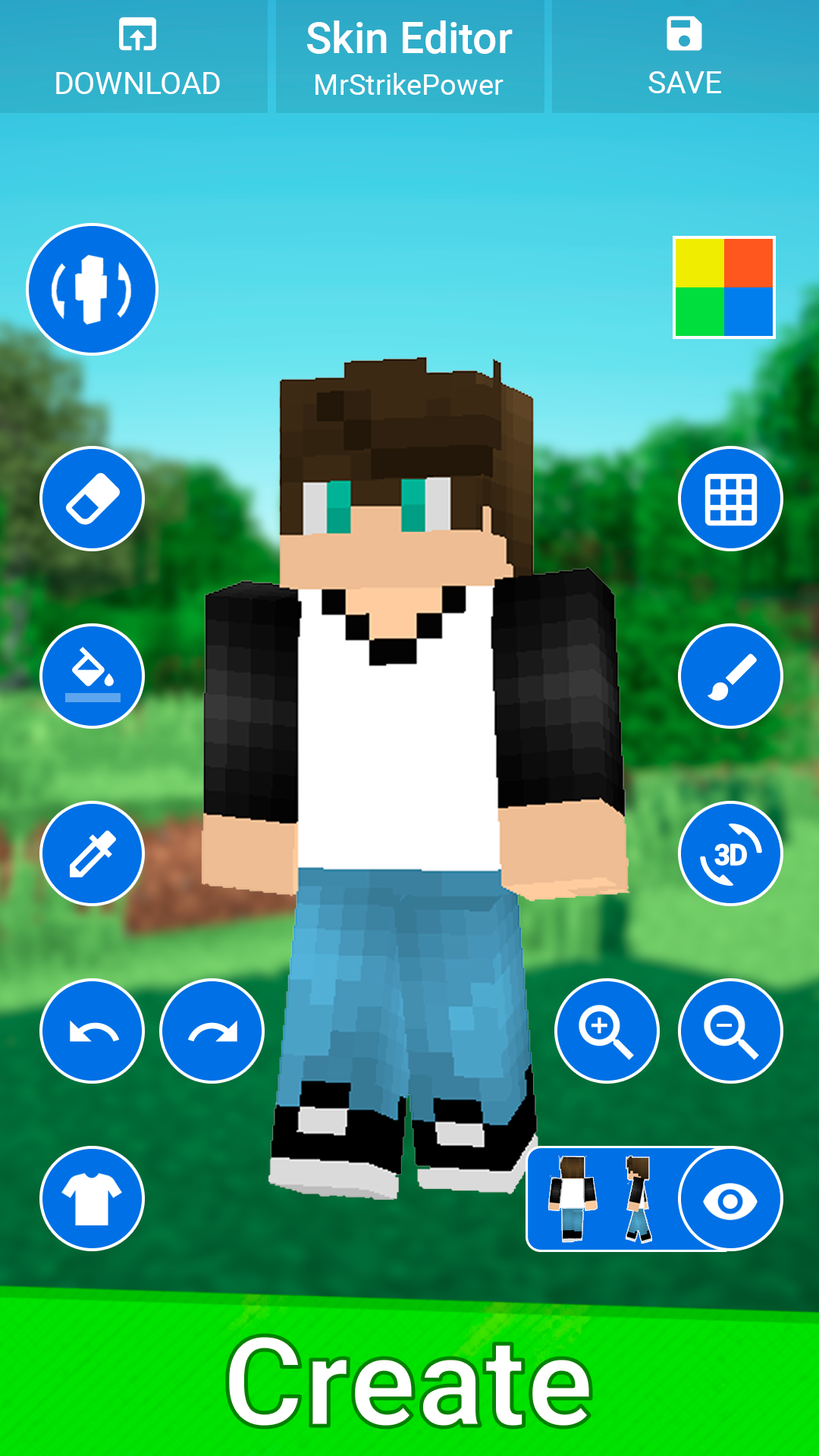 Skin Editor For Minecraft Pe Custom Skin Creator Apk 1 4 5 Download For Android Download Skin Editor For Minecraft Pe Custom Skin Creator Apk Latest Version Apkfab Com
