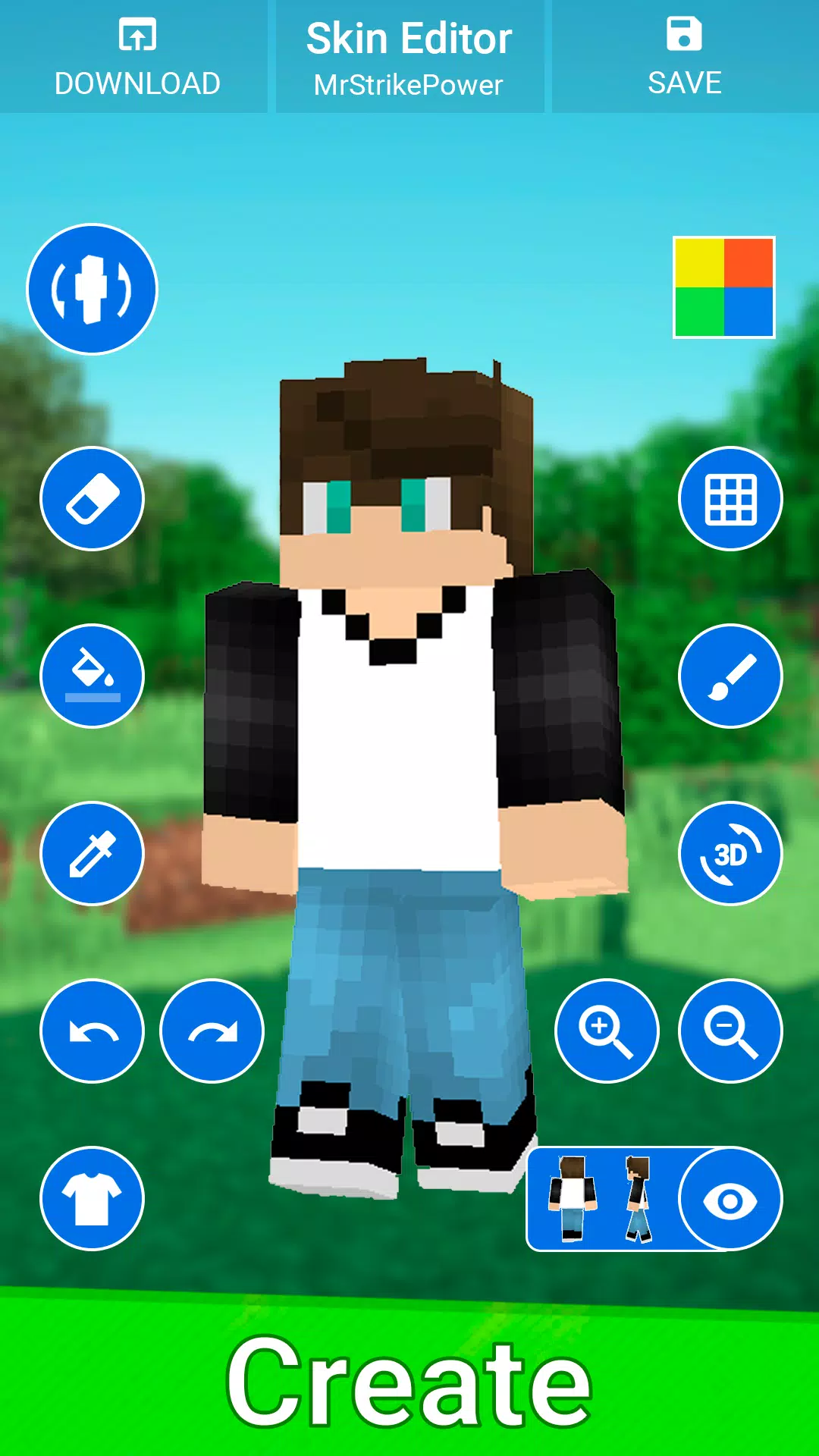 Skin Editor for Minecraft 3D APK 1.2.1 for Android – Download Skin Editor  for Minecraft 3D APK Latest Version from