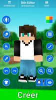 Créateur skins pour Minecraft Affiche