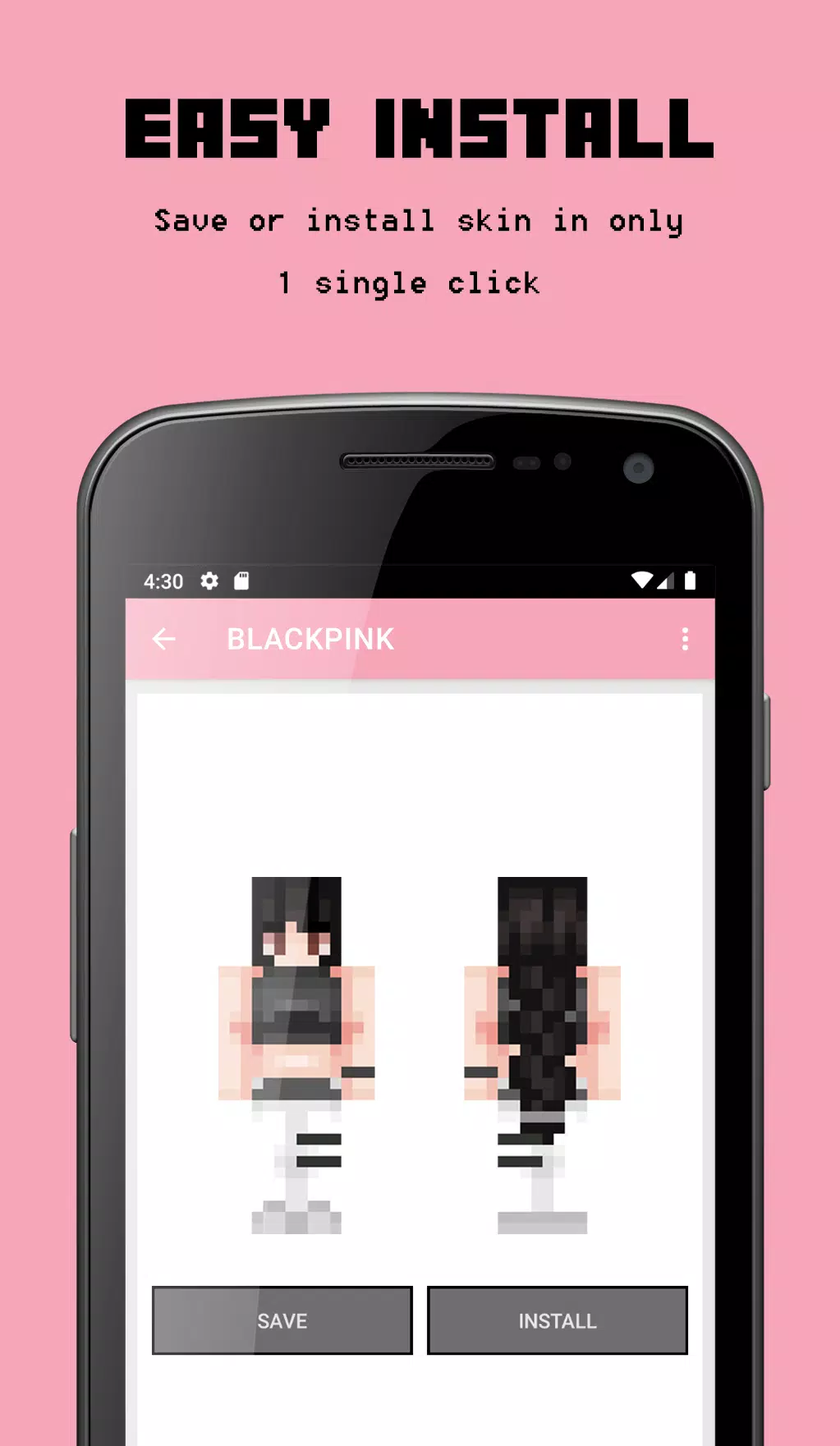 Tải xuống APK Skin Blackpink for Minecraft cho Android