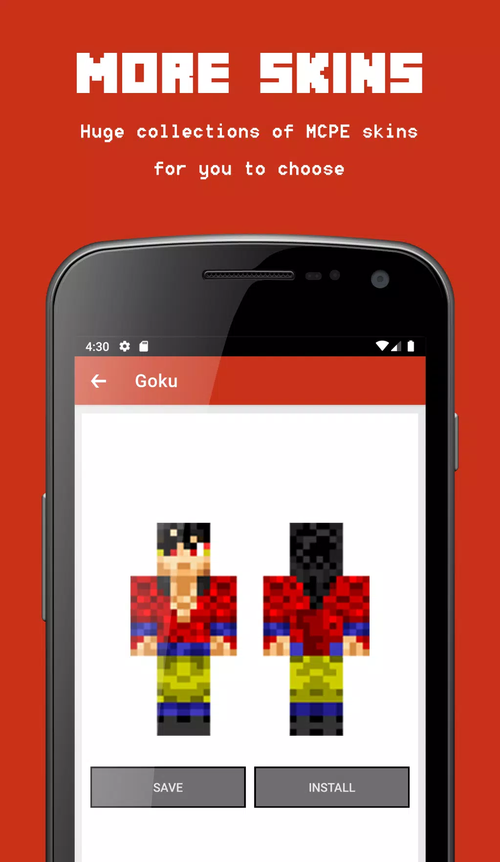 Tải xuống APK Skin Goku for Minecraft cho Android