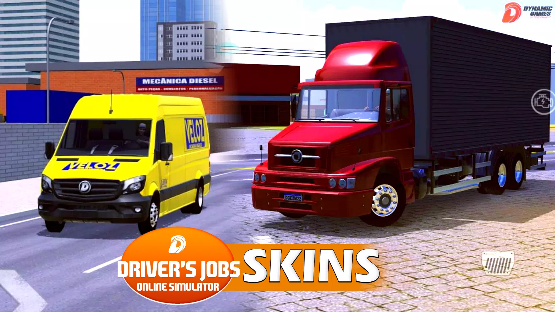 Drivers Jobs Online Simulator: Jogo com carros brasileiros é