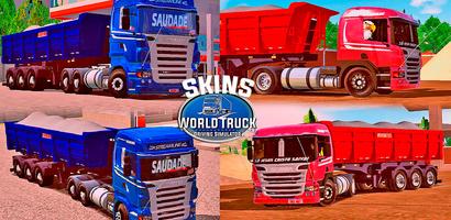 Skins World Truck Driving Simu captura de pantalla 2