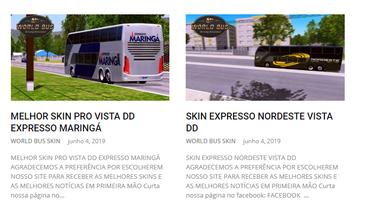 Skins World Bus Driving Simuator - BRUNO SKINS imagem de tela 1