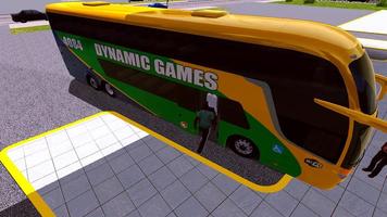 Skins World Bus Driving Simula Cartaz
