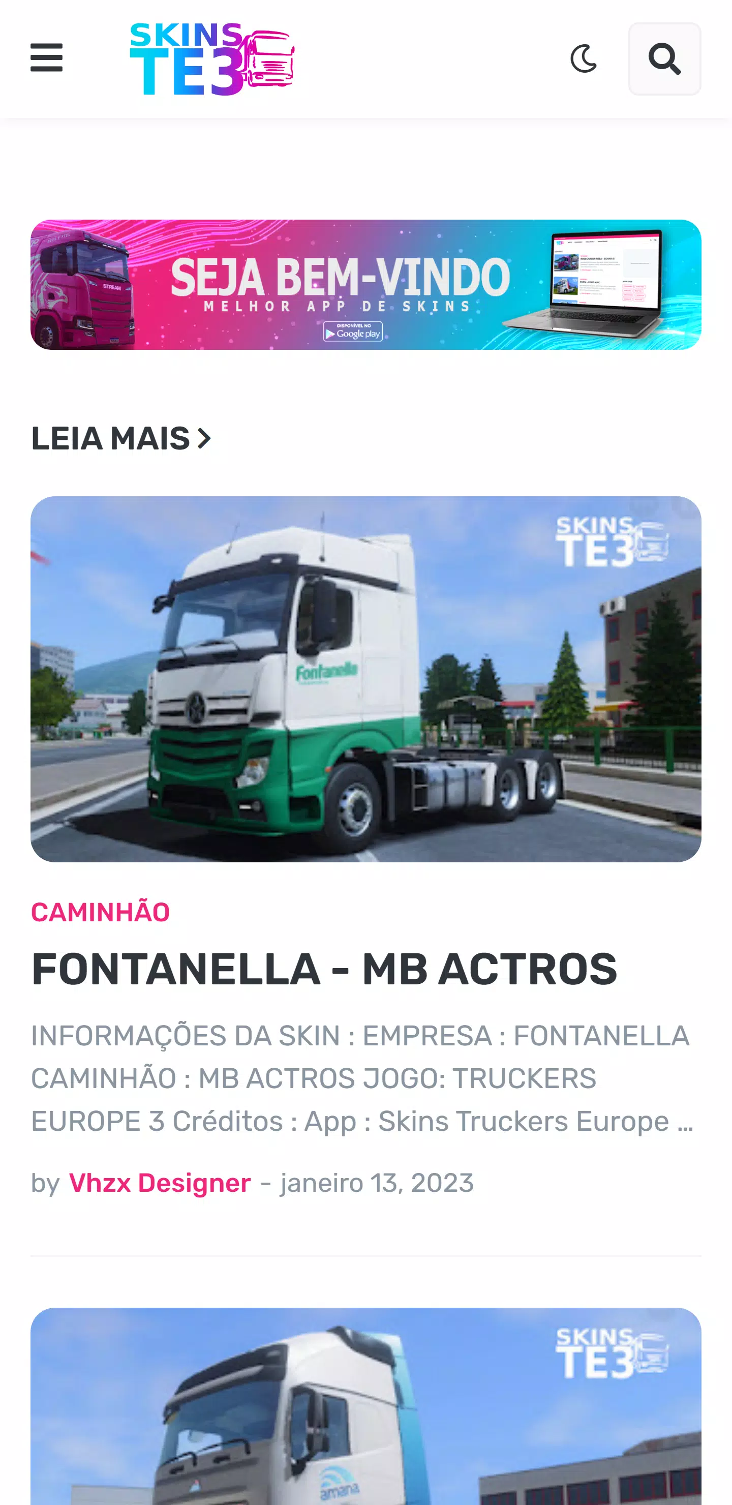 SKINS STREAM/ST - SCANIA S RODOJUNIOR