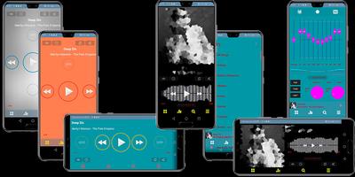 Poweramp V3 skin Yaps โปสเตอร์