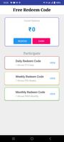 Earn Redeem Code - By Giveaway تصوير الشاشة 1