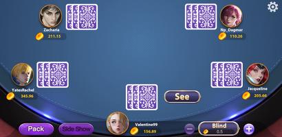 3Patti Blue - Rummy Games постер