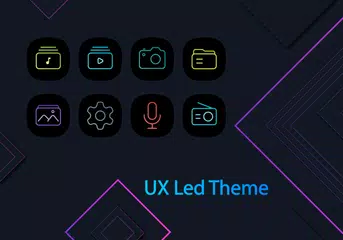 UX Led: Icon Pack XAPK Herunterladen