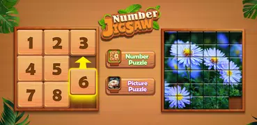 Wooden Number Jigsaw