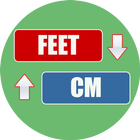 Feet to Centimeter Converter icône
