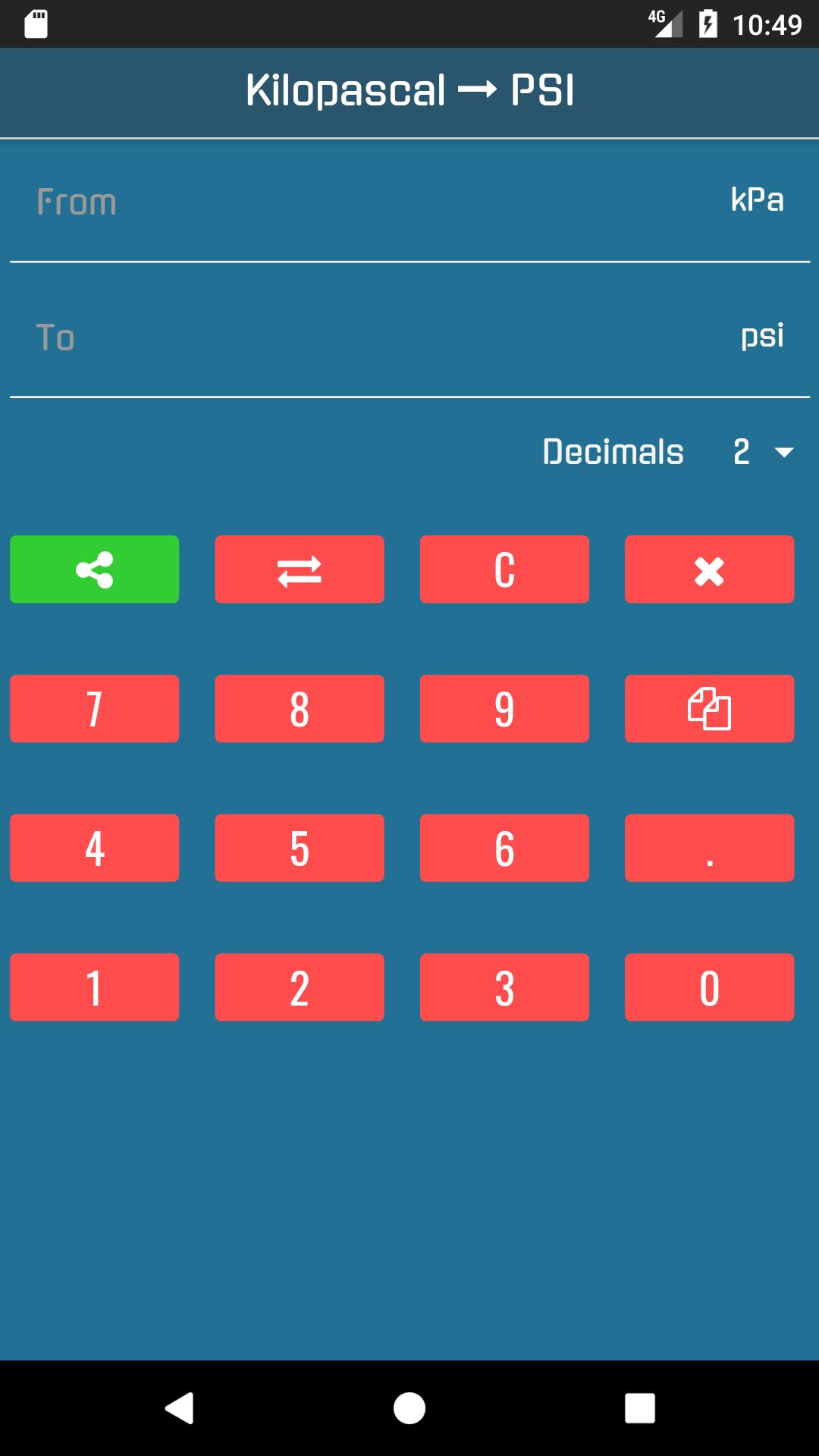 Kpa to Psi Converter for Android - APK Download