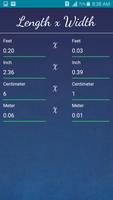 Length & Width Converter capture d'écran 1