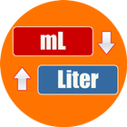 mL to Liter Converter icône