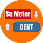 Square Meter to Cent Converter icône