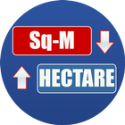 Square Meter to Hectare Converter icône