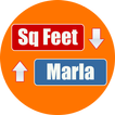 Square Feet to Marla Converter