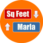 Square Feet to Marla Converter icône