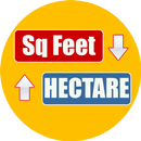 Square Feet to Hectare Converter APK